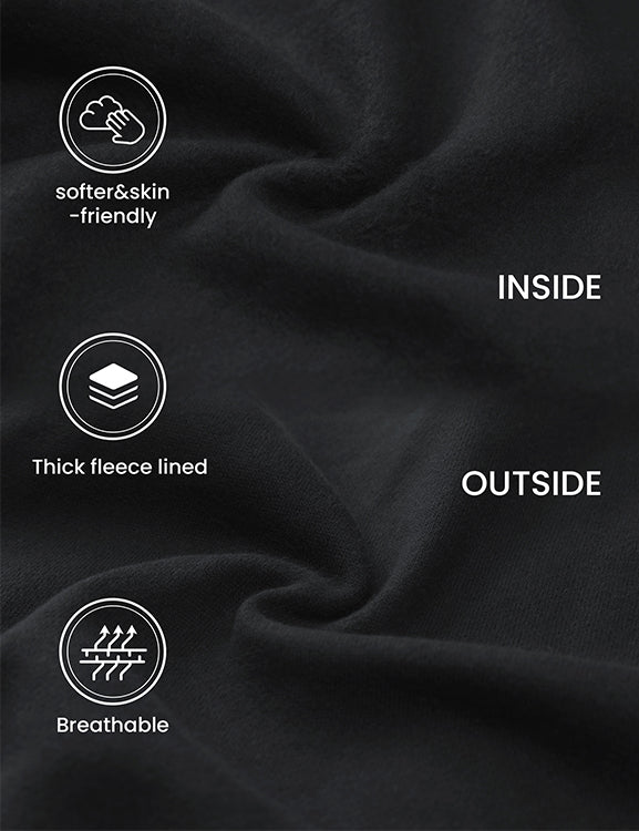Fleece Straight Leg Lined Sweatpant 30''