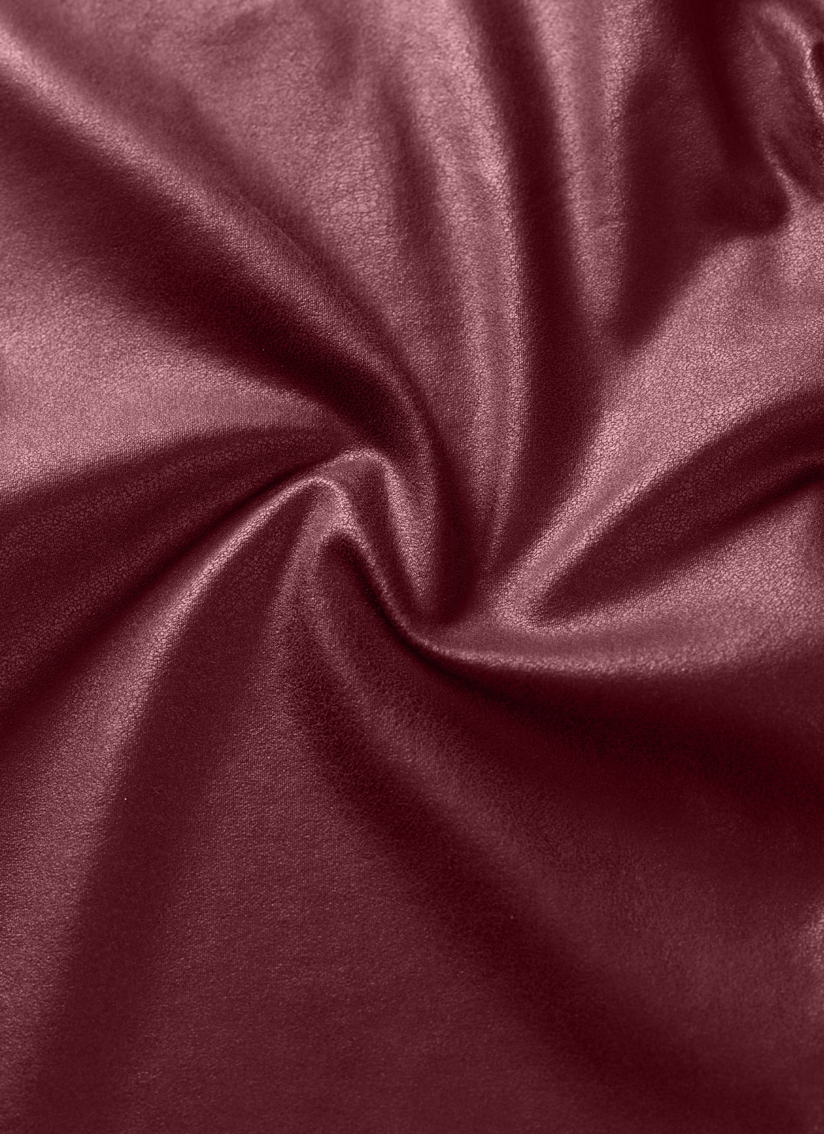 CRZ YOGA Women Butterluxe Matte Faux Leather No Front Seam Leggings 28'' Red Merlot Foil Pattern